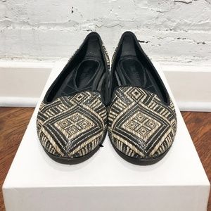 Vera Wang Woven Flats
